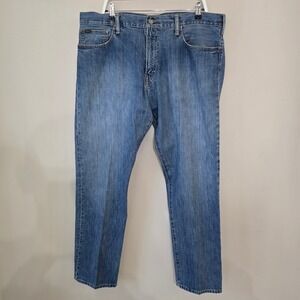 Polo Ralph Lauren‎ Mens Jeans Size 38x32 Light Wash Denim Cotton Casual